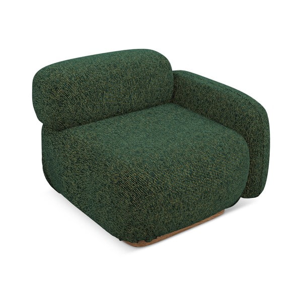 Temno zelen modul za sedežno garnituro (desni kot) Ailani – Makamii-image-3