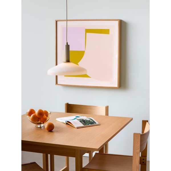 Jedilna miza v hrastovem dekorju 110x110 cm Geo – Hübsch-image-1