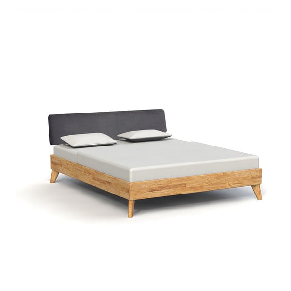 Hrastova zakonska postelja 200x200 cm Greg 3 - The Beds