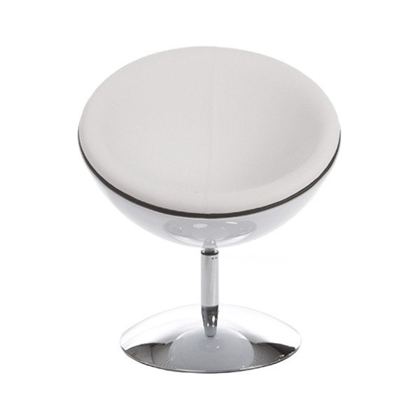 Beli vrtljivi stol Kokoon Sphere-image-1