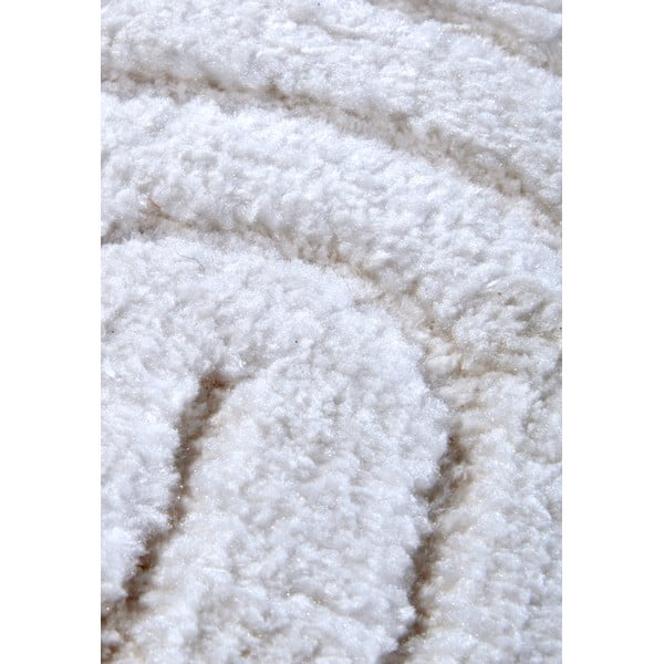 Bela okrogla preproga ø 160 cm Panglao New York White – Elle Decoration-image-4