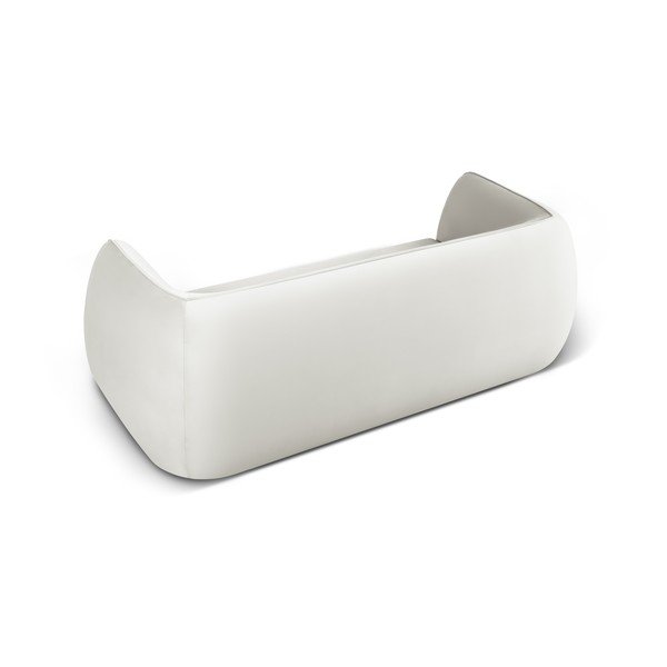Bež žametna sedežna garnitura 225 cm Lando – Micadoni Home-image-3