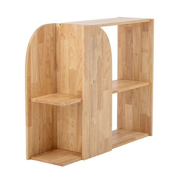 Regal iz masivnega kavčukovca v naravni barvi 85x70 cm Alec – Bloomingville-image-3