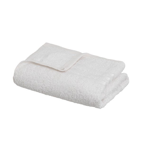 Bela frotirna bombažna brisača 50x100 cm Simple – Casa Selección