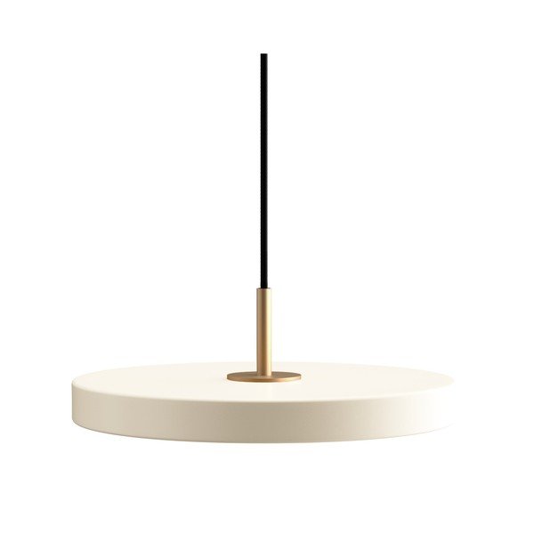 Kremno bela LED zatemnitvena viseča svetilka s kovinskim senčnikom ø 31 cm Asteria Plus Mini – UMAGE