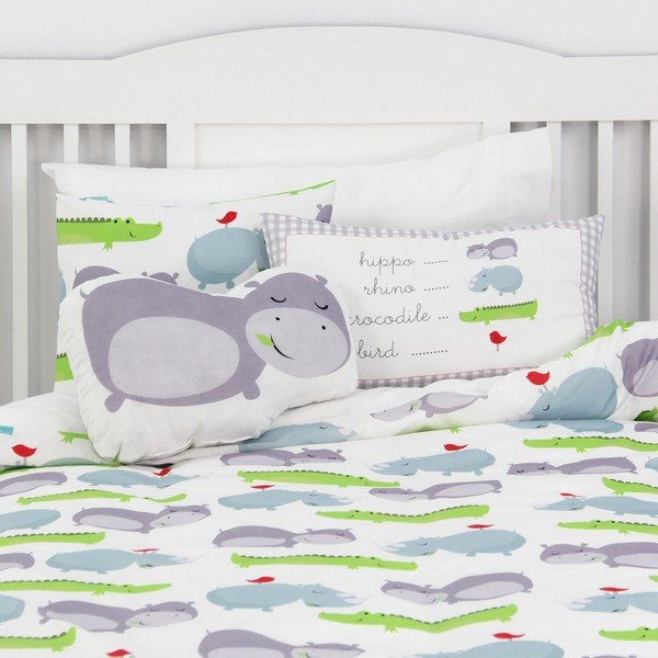Otroška bombažna posteljnina Mr. Fox Hippo, 140 x 200 cm-image-4