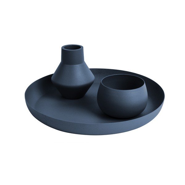 Modra vaza PT LIVING Nimble Angled, ⌀ 9 cm-image-1