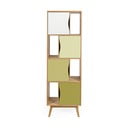 Zelena knjižna omara Woodman Avon Narrow Olive