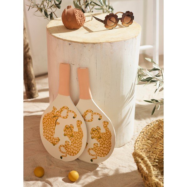 Komplet 2 loparjev in žogic za tenis na mivki Sunnylife Call of the Wild-image-1