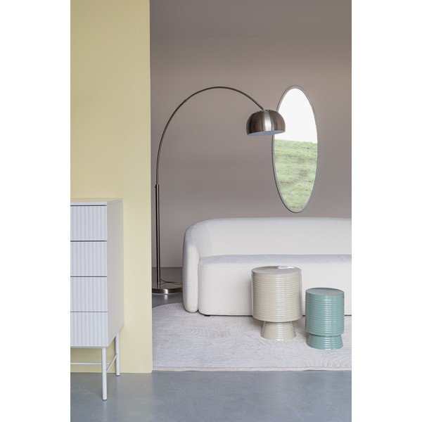 Kremno bela sedežna garnitura 181 cm Len – White Label-image-1