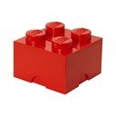 Rdeča kvadratna škatla za shranjevanje LEGO®