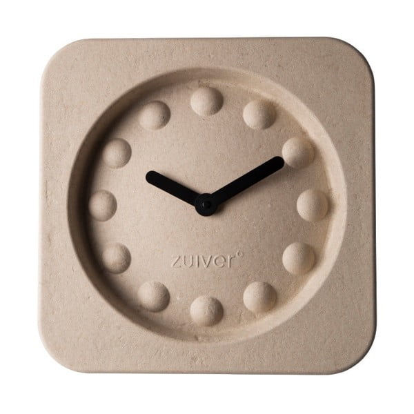Zuiver Pulp Square Beige Wall Clock