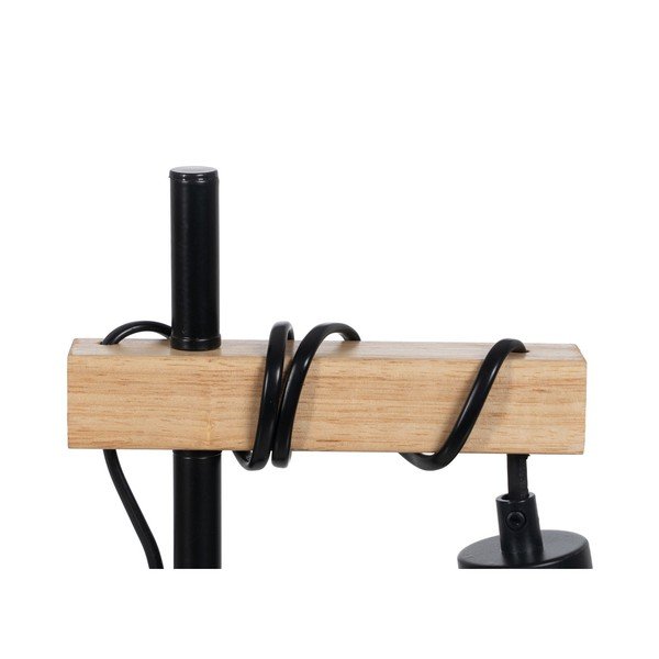 Črna/naravna namizna svetilka (višina 52 cm) – Ixia-image-3