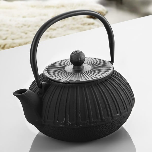 Čajnik iz litega železa Bona Black, 1500 ml