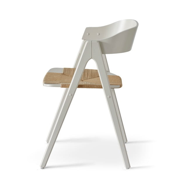 Jedilni stol iz bež bukovega lesa s sedežem iz ratana Findahl by Hammel Mette-image-1