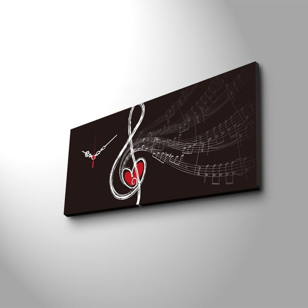 Dekorativna stenska ura Violin Key, 30 x 70 cm-image-2