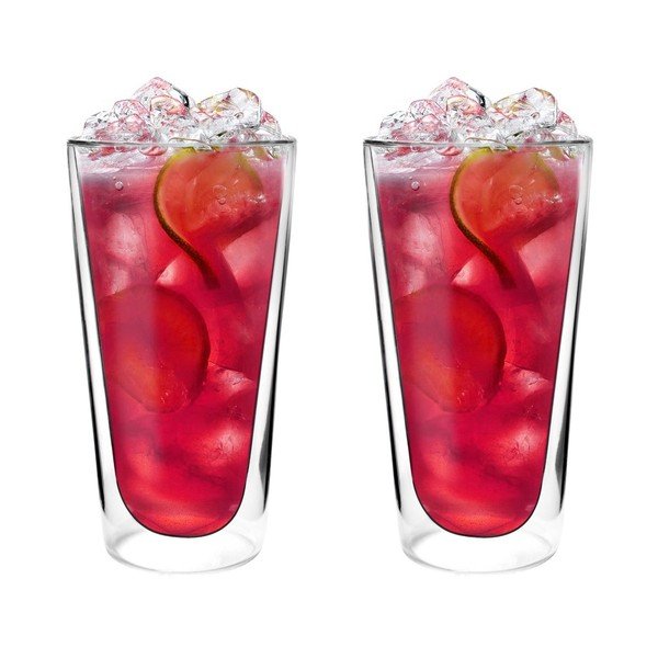 Komplet 2 dvojnih kozarcev Amo, 300 ml