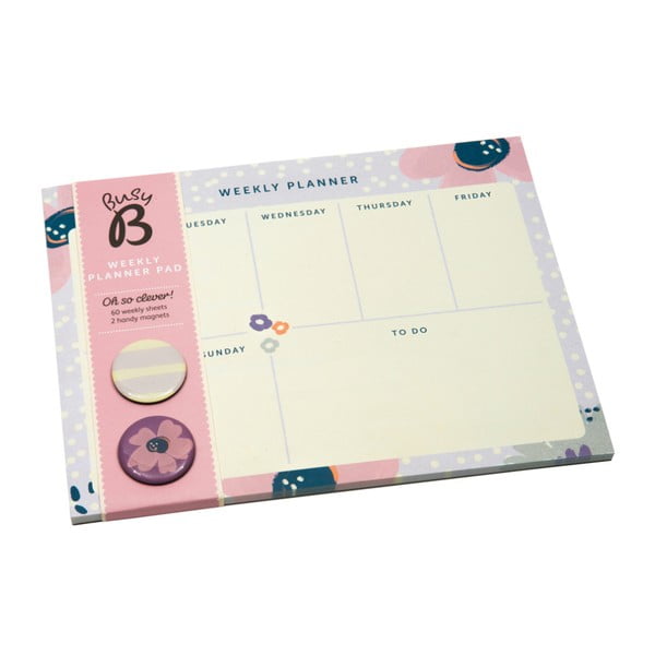 Tedenski planer Busy B Planner Lepo/Floral, 60 listov-image-1