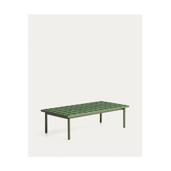 Vrtna klubska mizica s keramično ploščo 61x122 cm Maurina – Kave Home-image-4
