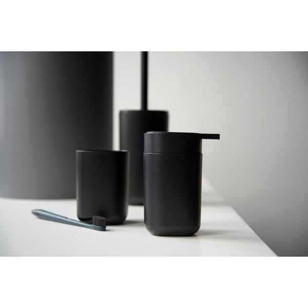 Črn dozirnik za milo Wenko Davos-image-2