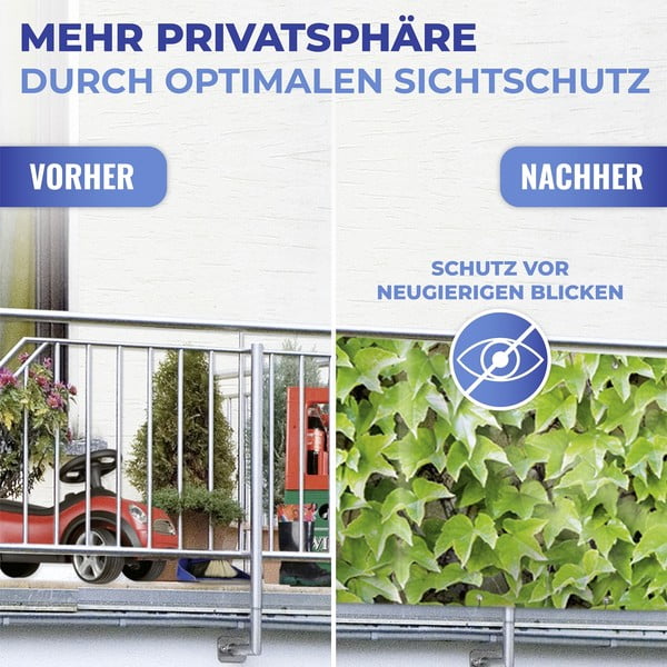 Zelen plastičen balkonski zastor 500x85 cm Wilder Wein – Maximex-image-4