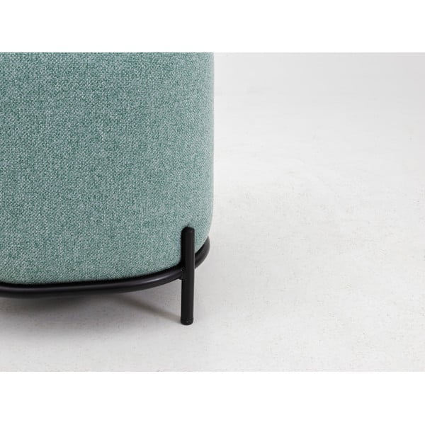 Zeleno-siv puf Tenzo Harry, ø 42 cm-image-1