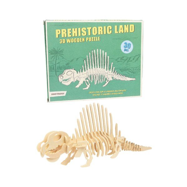 Lesena 3D sestavljanka dinozaver Rex London Dimetrodon