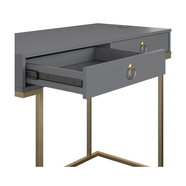 Siva delovna miza CosmoLiving by Cosmopolitan Camila-image-2