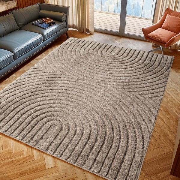 Bež preproga iz mešanice jute 160x230 cm Art 1122 – Ayyildiz Carpets-image-1