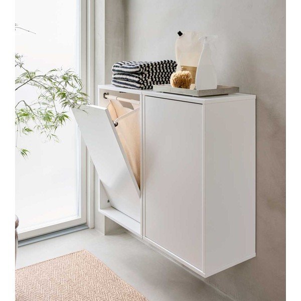 Bel stenski koš za perilo Laundry Box – ReCollector-image-1