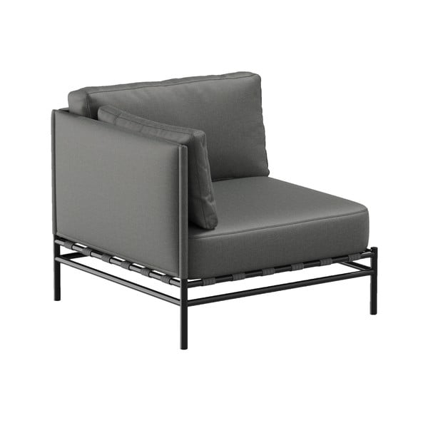 Temno siv modul vrtne sedežne garniture (s kotom po izbiri) Dandy – Sit Sit
