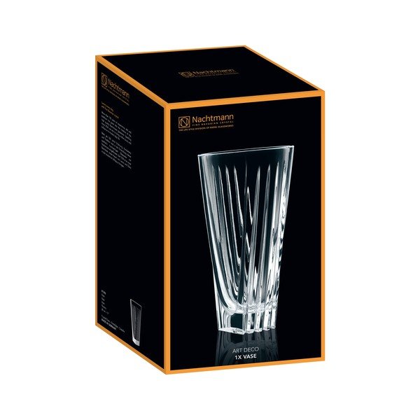 Vaza iz kristalnega stekla Nachtmann Art Deco, višina 28 cm-image-3