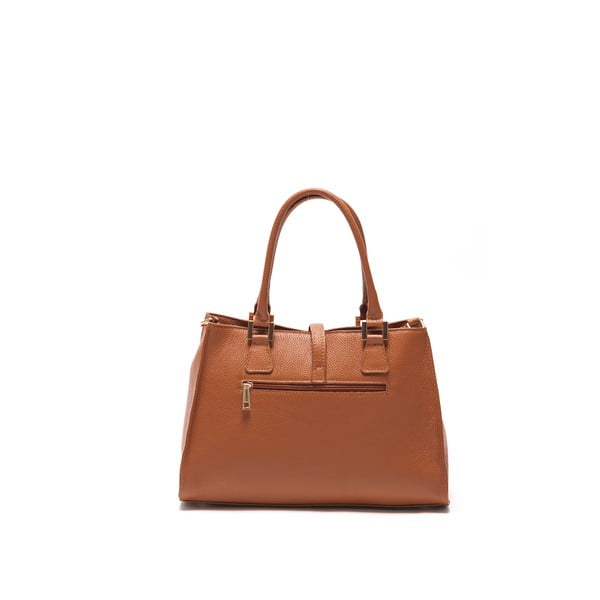 Elegantna usnjena torbica 1078 Cognac-image-3