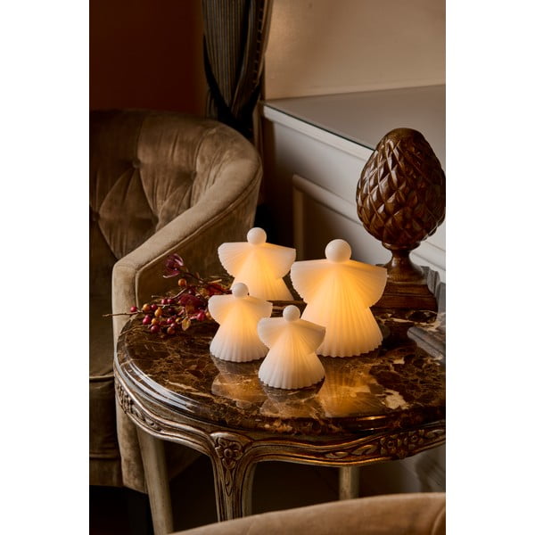 Bele svetlobna dekoracija v kompletu 2 ks ø 9 cm Asta – Sirius-image-3