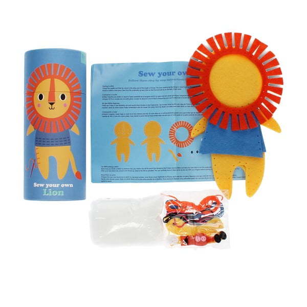 Komplet za ustvarjanje Sew Your Own Lion – Rex London