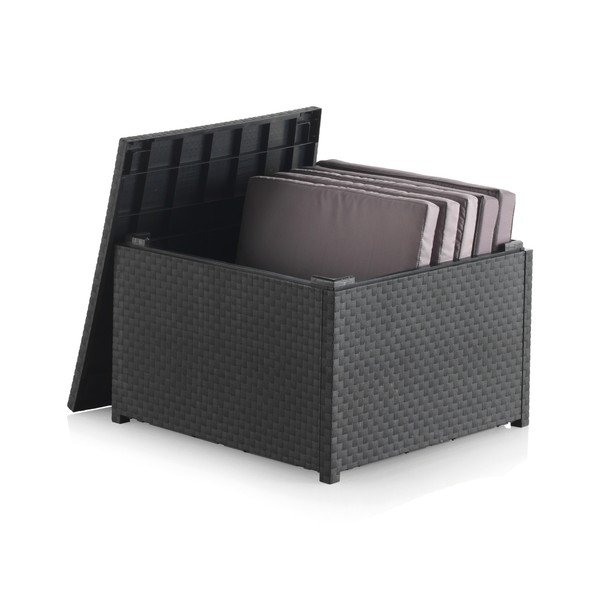 Vrtna mizica iz umetnega ratana 56x56 cm – Juinsa-image-3