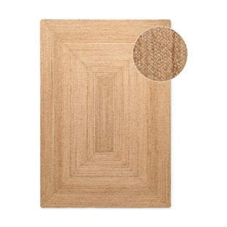 Obojestranska/ročno tkana preproga iz jute v naravni barvi 120x180 cm Sharmila Natural Brown – Hanse Home