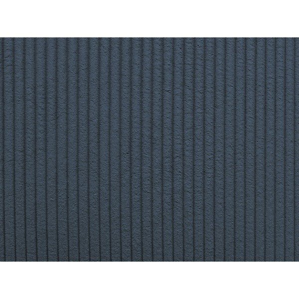 Temno moder modul za sedežno garnituro iz rebrastega žameta (sredinski modul) Nihad modular – Bobochic Paris-image-3