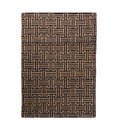 Ročno tkana preproga iz mešanice jute v črni in naravni barvi 120x170 cm Meander Jute – Flair Rugs