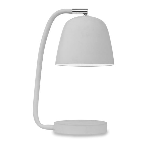Siva namizna svetilka s kovinskim senčnikom (višina 28 cm) Newport – it's about RoMi