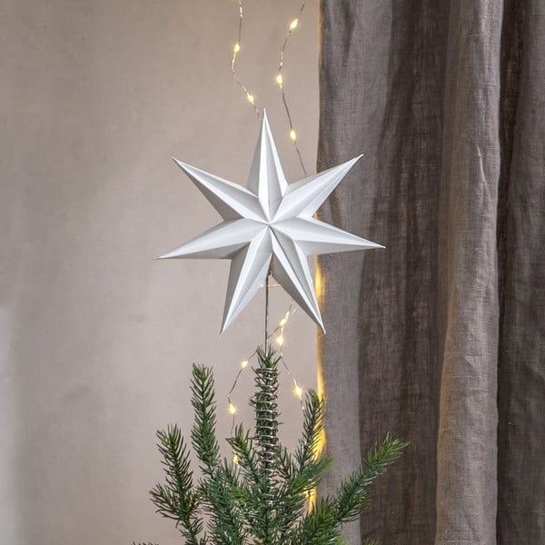 Bela svetlobna zvezda za božično drevo Isa - Star Trading