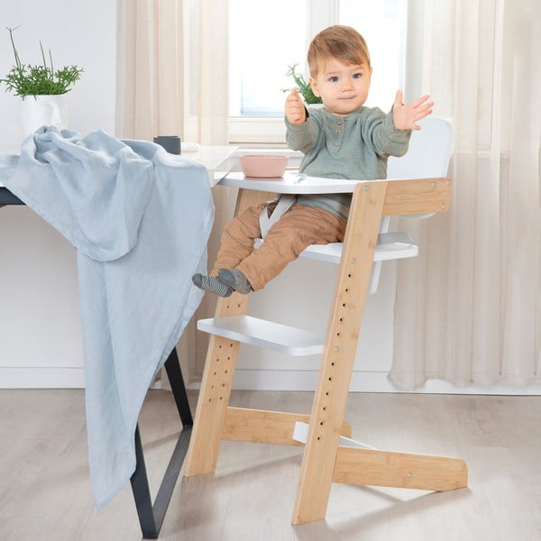 Bel otroški stol za hranjenje Nature UP – Roba-image-4