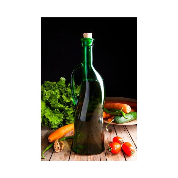 Zelena steklenica za olje zamašek, 750 ml-image-1