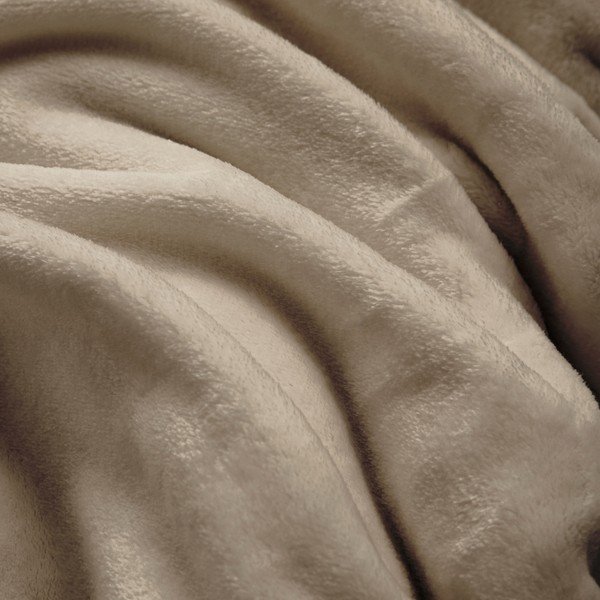 Sivorjava odeja iz mikroflanele 220x240 cm Flanou – douceur d'intérieur-image-2