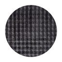 Antracitno siva pralna okrogla preproga ø 145 cm Bubbly – Oyo Concept