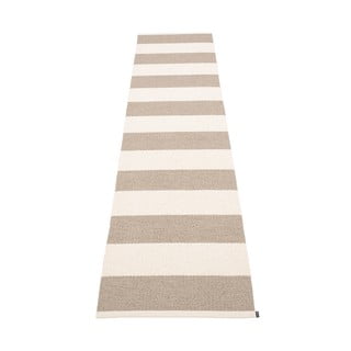 Bež/kremno bel zunanji in notranji tekač 70x300 cm Bob Mud Vanilla – Pappelina