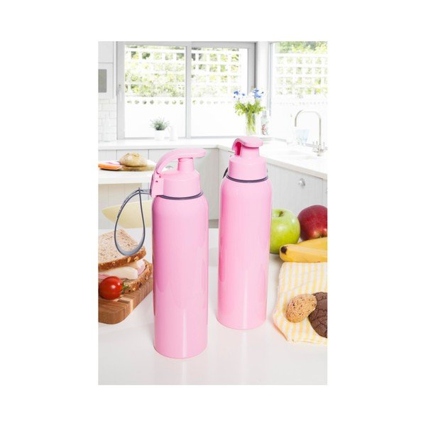 Komplet 2 steklenic za vodo Rose, 0,75 l-image-1
