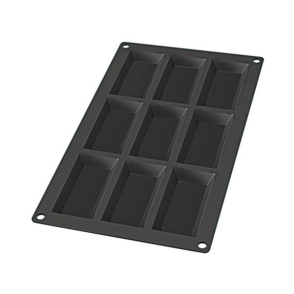 Črn silikonski model za 9 mini sladic Lékué