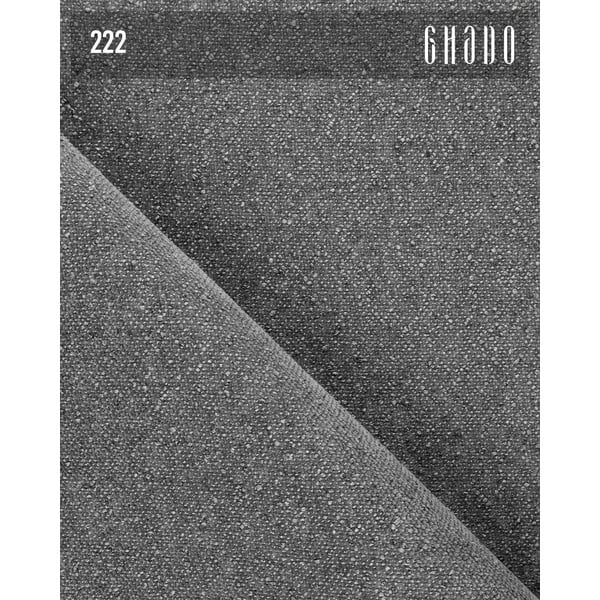 Siva kotna sedežna garnitura iz šenilje (levi kot/z ležalnikom) Chevi – Ghado-image-4
