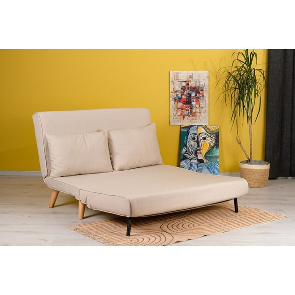 Bež raztegljiva sedežna garnitura 120 cm FoldeArtie – Artie-image-2